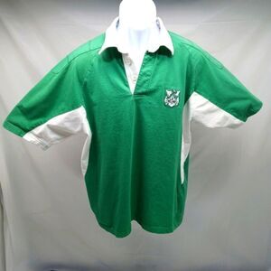 COTTON OXFORD MEN'S RUGBY UNION IRELAND 1990s IRISH SHIRT JERSEY MAILLOT SIZE M.